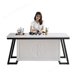 岩板茶桌椅组合现代简约茶台轻奢家用阳台茶桌茶具套装一体办公室